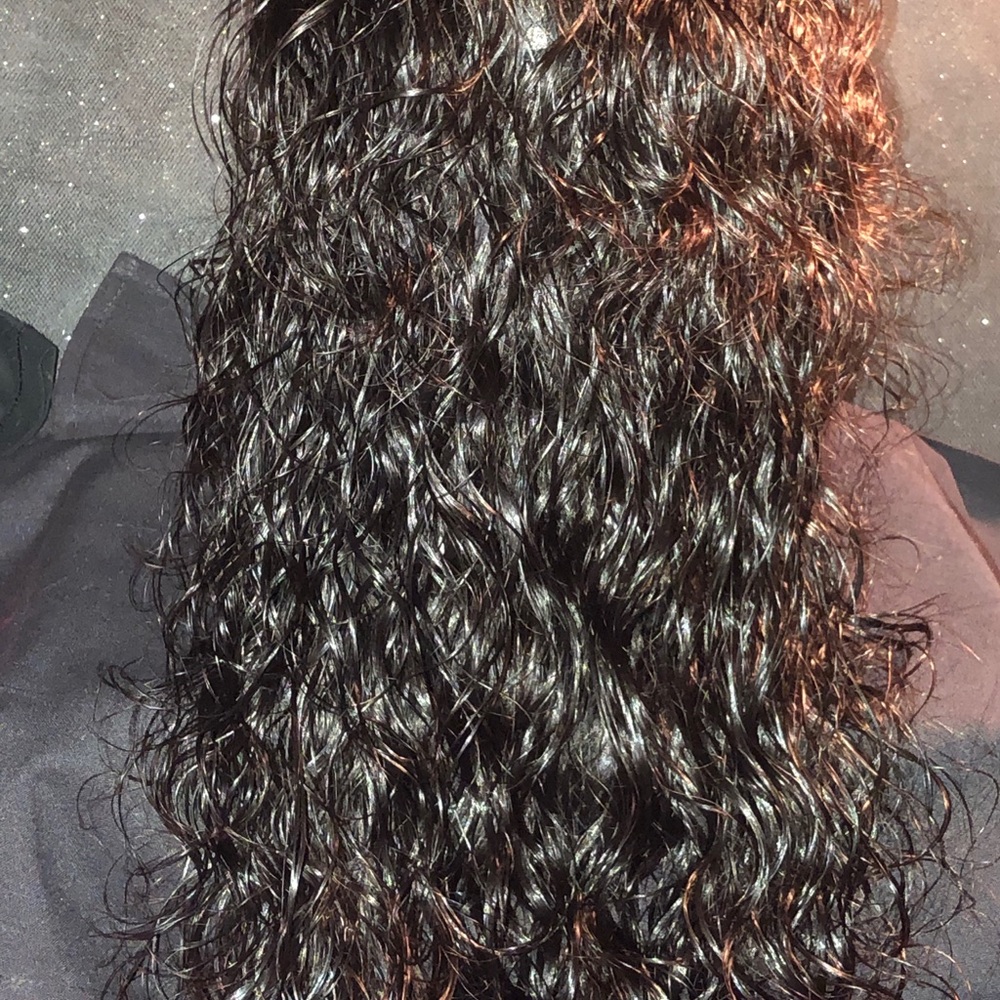Lace front wig